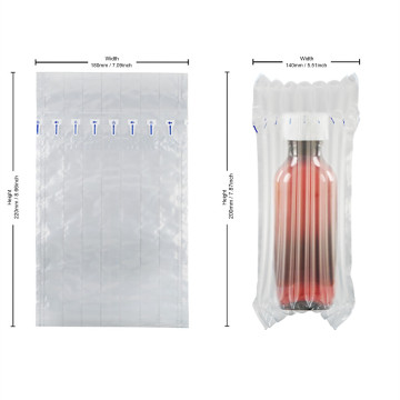 Inflatable 100ml Bottle Packaging Bags 