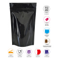 50g Black Shiny Stand Up Pouch/Bag with Zip Lock [WP1]