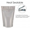 50g Silver Matt Stand Up Pouch/Bag with Zip Lock [WP1]