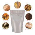 50g Silver Matt Stand Up Pouch/Bag with Zip Lock [WP1]