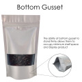 50g Window Silver Matt Stand Up Pouch/Bag with Zip Lock [WP1]