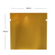 Gold Matt Pouches