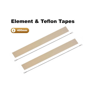 400mm Element and Teflon Strip For Impulse Heat Sealers x 2 Sets