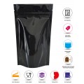 100g Black Shiny Stand Up Pouch/Bag with Zip Lock [SP9]