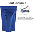 500g Blue Shiny Stand Up Pouch/Bag with Zip Lock [SP5]