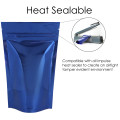 70g Blue Shiny Stand Up Pouch/Bag with Zip Lock [SP2]