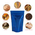 500g Blue Shiny Stand Up Pouch/Bag with Zip Lock [SP5]