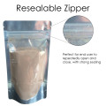100g Clear / Black Shiny Stand Up Pouch/Bag with Zip Lock [SP9]