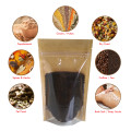 70g Kraft Paper One Side Clear Stand Up Pouch/Bag with Zip Lock [SP2]