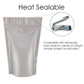 70g Silver Matt Stand Up Pouch/Bag with Zip Lock [SP2]
