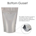 70g Silver Matt Stand Up Pouch/Bag with Zip Lock [SP2]