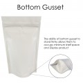 150g White Paper With Valve Stand Up Pouch/Bag with Zip Lock [SP3]