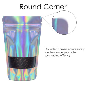 70g Window Holographic Stand Up Pouch/Bag with Zip Lock [SP2]