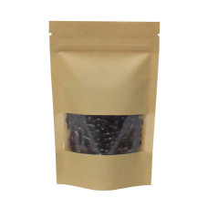 40g Window Kraft Paper Stand Up Pouch/Bag with Zip Lock [SP1]