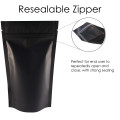 70g Black Matt Stand Up Pouch/Bag with Zip Lock [SP2]