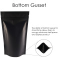 70g Black Matt Stand Up Pouch/Bag with Zip Lock [SP2]