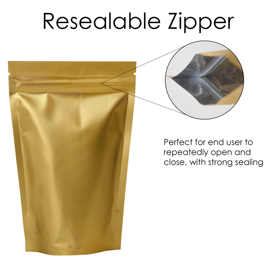 Gold hot sale ziplock bags