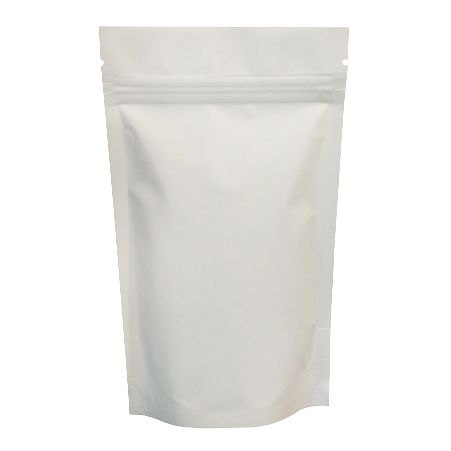 Download 100g White Matt Stand Up Pouch/Bag with Zip Lock [SP9 ...