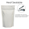 40g White Matt Stand Up Pouch/Bag with Zip Lock [SP1]