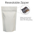 40g White Matt Stand Up Pouch/Bag with Zip Lock [SP1]