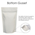 40g White Matt Stand Up Pouch/Bag with Zip Lock [SP1]